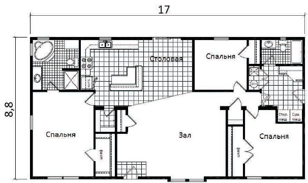 Проекты быстроводводимых недорогих домов по американской технологии